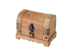 HMF 6414-50 Spardose Holz Schloss 18 x 12 x 14 cm Klein Namibia* Aufbewahrung