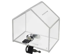 HMF 46911 Spendenbox Aktionsbox Spendenhaus Acryl 138 x 125 x 90 cm* Vitrinen