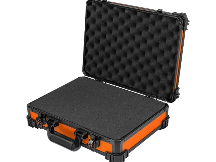 HMF 15502-18 Transportkoffer Rasterschaumstoff Universalkoffer 39 x 29 x 12 cm* Aufbewahrung