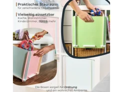 HMF Aufbewahrungsbox 3740 Holz zum Zusammenstecken 32cm in Mehrfarbig* Aufbewahrung