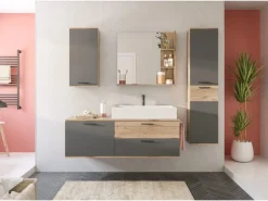 Hängeschrank Mason Grau 37 cm eintürig* Wohnwände