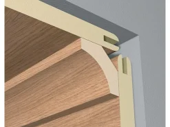 Hohlkehlleiste foliert 22 mm x 22 mm Länge 2600 mm* Zierprofile