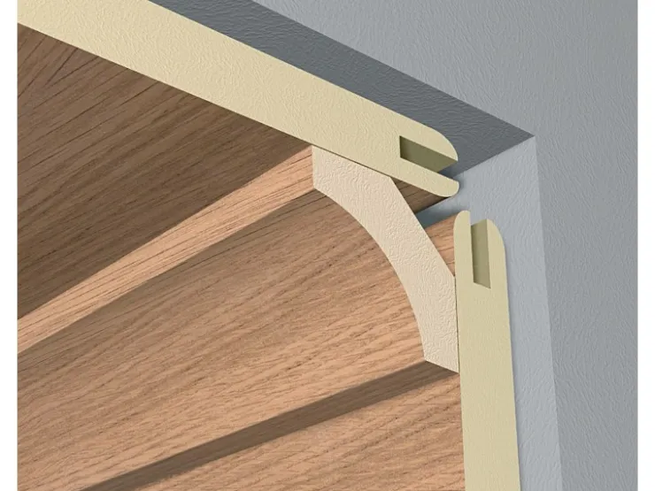 Hohlkehlleiste foliert 22 mm x 22 mm Länge 2600 mm* Zierprofile