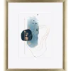 Holz-Bilderrahmen Silber/Gold 50 cm x 60 cm