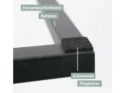 holz4home Beistelltisch Eiche Sonoma MDF