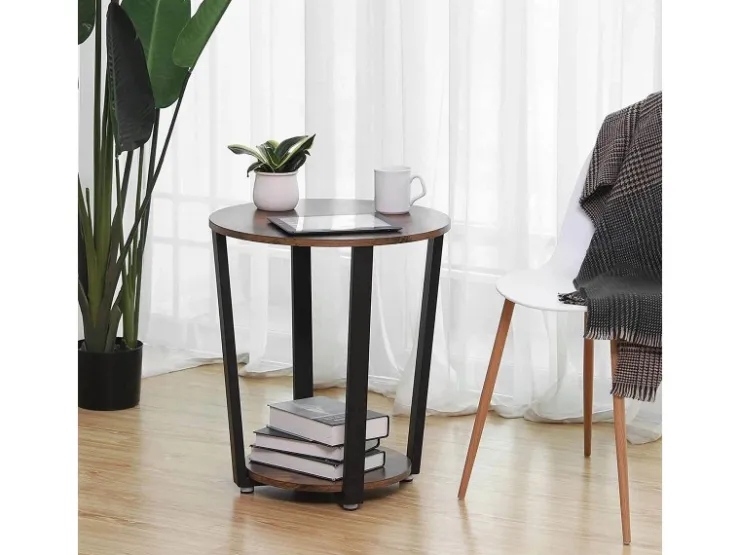holz4home Beistelltisch Lorie Rund