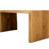 holz4home Massivholz Hocker Bank aus Eiche mit Baumkante XL* Garderoben