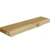 holz4home Schwebendes Wandregal aus Eiche 70cm mit Baumkante Natur* Wandregale