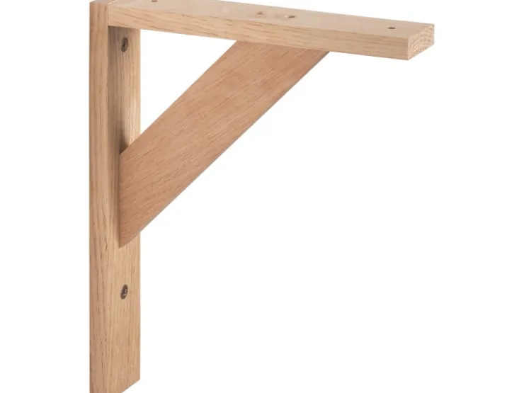 Holzkonsole Eiche 25 cm x 20 cm* Wandregale|Bücherregale