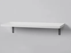 Holz-Wandregal Oldham 80 cm x 20 cm Eiche massiv
