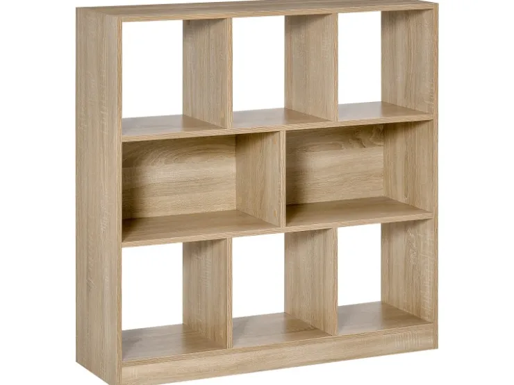 HOMCOM Bücherregal 3-Stöckige für Home-Office Wohnzimmer 97,5 x 30 x 100cm* Bücherregale