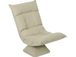 HOMCOM Bodenstuhl 360° Drehbar Bodensessel mit 5-Fach 70L x 62B x 95H cm