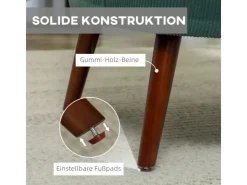 HOMCOM Einzelsessel Polyester Schaumstoff 69L x 69,5B x 78H cm* Sessel
