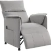 HOMCOM Elektrischer Relaxsessel Polyester Schaumstoff 83L x 80B x 104H cm Grau* Sessel