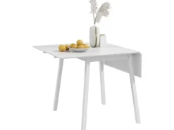 HOMCOM Esstisch für 2-4 Personen Kiefernholz Weiß 110L x 86B x 75H cm* Tische