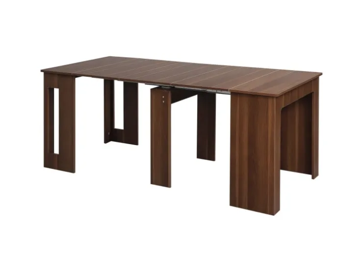 HOMCOM Esstisch Klapptisch Ausziehbar Modernes Design Braun 180 x 85 x 75cm* Tische