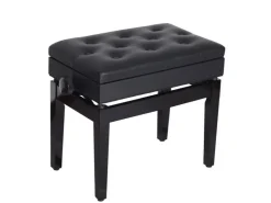 HOMCOM Klavierhocker mit Stauraum Höhenverstellbar 54,5 x 33 x 48-58 cm