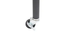 HOMCOM Kleiderständer Wäscheständer Rollgarderobe 150 x 60 x 170 cm