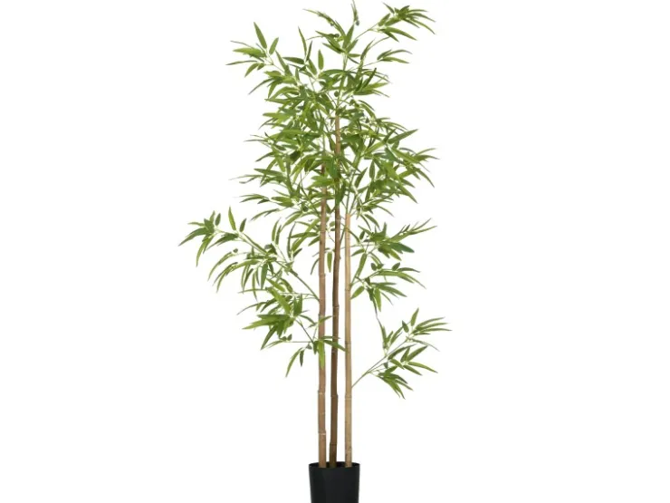 HOMCOM Künstliche Pflanze Kunststoff Metall Ø15 x 180H cm