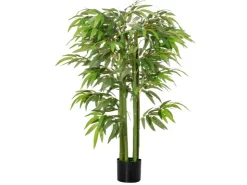 HOMCOM Künstliche Pflanze Seidentuch Kunststoff 17L x 17B x 140H cm* Kunstpflanzen