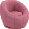 HOMCOM Loungesessel Drehbarer Plüschsessel* Sofas