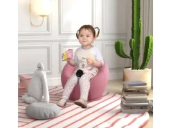HOMCOM Loungesessel Drehbarer Plüschsessel* Sofas