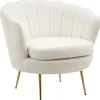 HOMCOM Polstersessel Polyester Schaumstoff Weiß 79L x 77B x 77H cm* Sessel