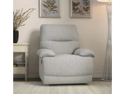 HOMCOM Relaxsessel mit Liegefunktion Leinenoptik Federkernsystem* Sessel