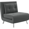 HOMCOM Schlafsessel mit Bettfunktion Kissen 77 x 88 x 83 cm