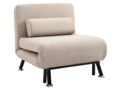 HOMCOM Schlafsessel Stahl Polyester 75L x 70B x 75H cm* Kissenbezüge