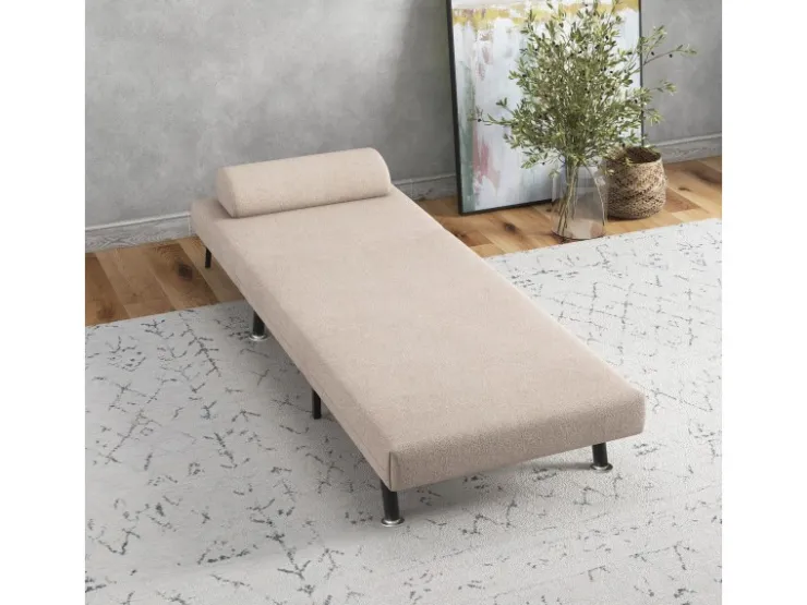 HOMCOM Schlafsessel Stahl Polyester 75L x 70B x 75H cm* Kissenbezüge