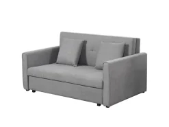 HOMCOM Schlafsofa 2-Sitzer mit Bettfunktion Rückenkissen 152 x 101 x 81cm* Sofas