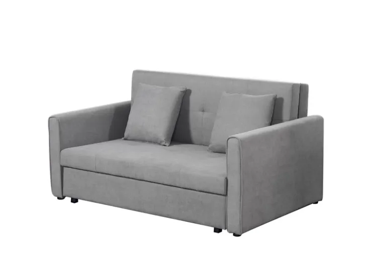 HOMCOM Schlafsofa 2-Sitzer mit Bettfunktion Rückenkissen 152 x 101 x 81cm* Sofas