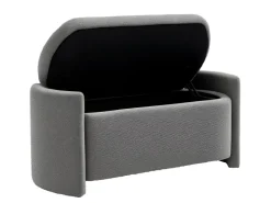HOMCOM Sitzbank Bettbank mit Stauraum Polsterbank 105 x 44 x 45 cm