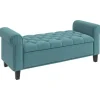 HOMCOM Sitzbank mit Stauraum bis 120 kg Belastbar 126 x 48,5 x 47 cm