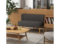 HOMCOM 2-Sitzer Stoffsofa Holz 117 x 56,5 x 77cm* Sofas