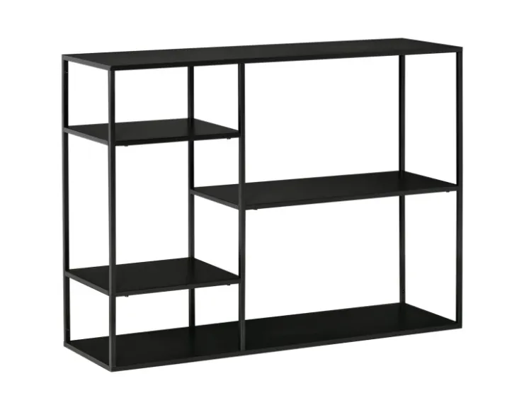 HOMCOM Standregal mit 5 Offenen Fächern Metall 120 x 35 x 87,5 cm* Regalsysteme