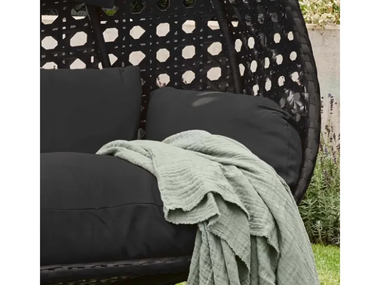 Home Deluxe Hängesessel Twin Polyrattan