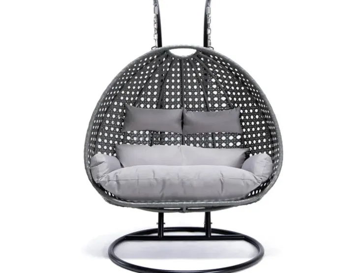 Home Deluxe Hängesessel Twin Polyrattan* Kissen