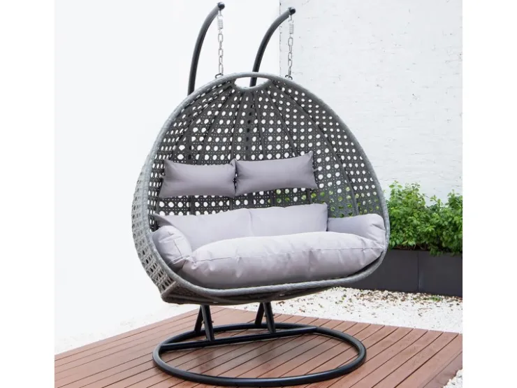 Home Deluxe Hängesessel Twin Polyrattan* Kissen