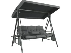 Home Deluxe Hollywoodschaukel Descanso Grau