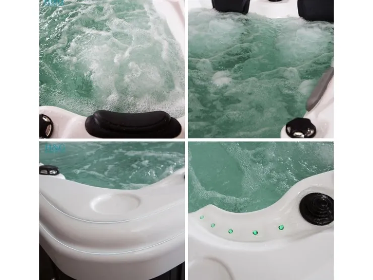 Home Deluxe Outdoor Whirlpool Beach Plus für 2 Personen 210 x 155 x 83 cm