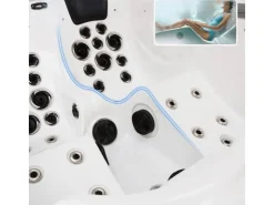 Home Deluxe Outdoor Whirlpool Beach Plus für 2 Personen 210 x 155 x 83 cm