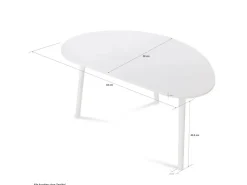 Homestyle4u Beistelltisch Natur Couchtisch Holztisch Nierentisch Kiefer