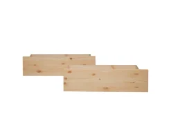 Homestyle4u Bettkasten 2er Set in Braun 82x22 53 cm 2195* Betten
