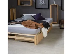 Homestyle4u Bettkasten 2er Set in Braun 82x22 53 cm 2195* Betten