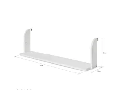 Homestyle4u Einhängeregal Hängeregal Regal für Hochbett Kinder 1 Ablage