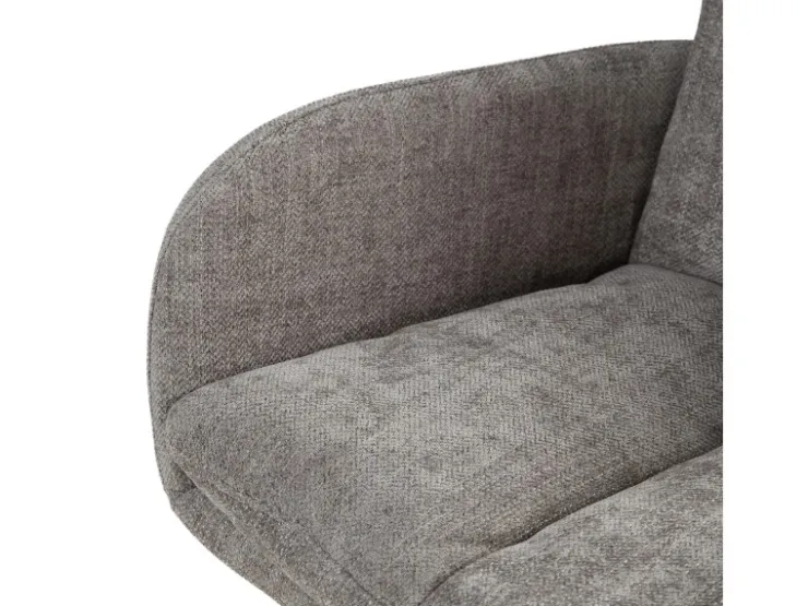 Homestyle4u 6er Set Polsterstühle Drehbar in Grau 2853