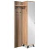 Homestyle4u Garderobe Flurgarderobe mit Spiegel Flurmöbel Garderobenpaneel