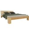 Homestyle4u Holzbett 180 x 200 cm mit Lattenrost in Braun 1839* Betten